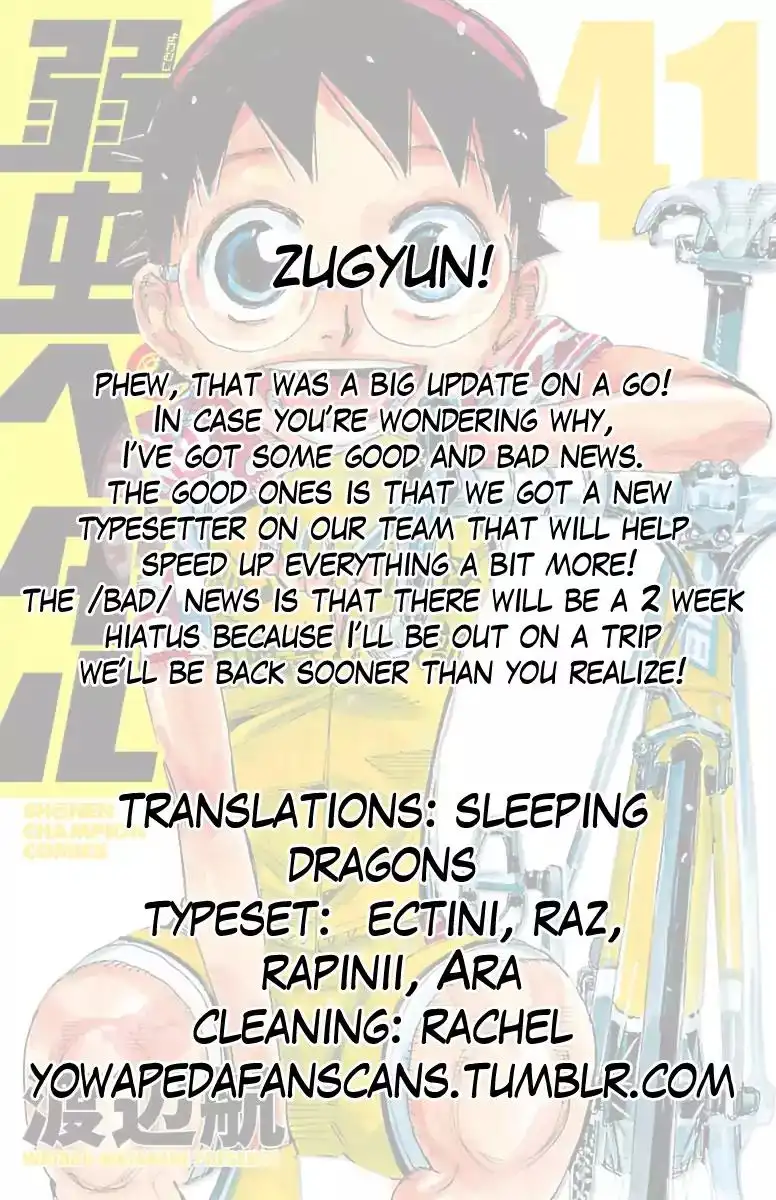 Yowamushi Pedal Chapter 355 21